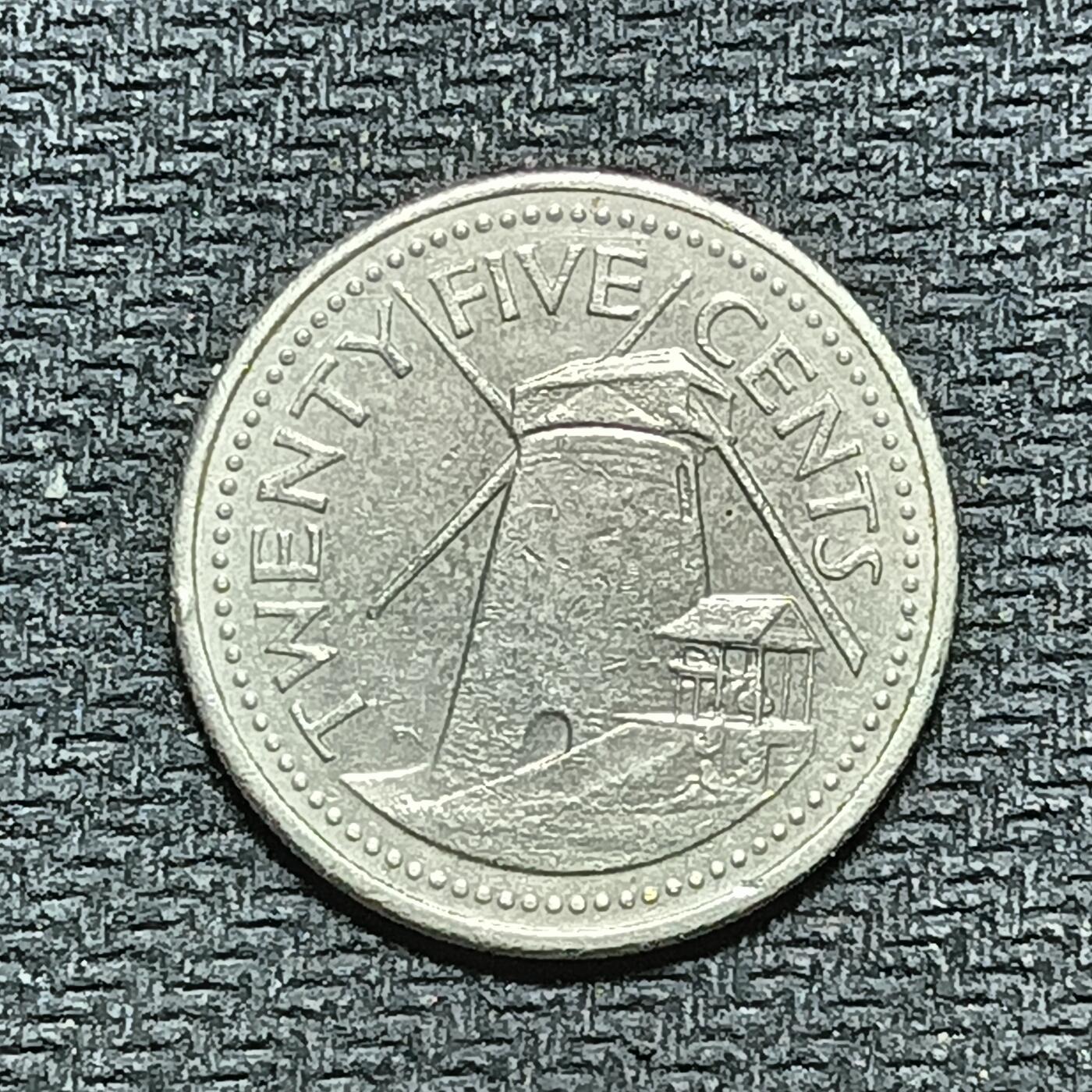 逸泉钱币2026B世界钱币纪念币纸币第八组B831-1230 931巴巴多斯25分