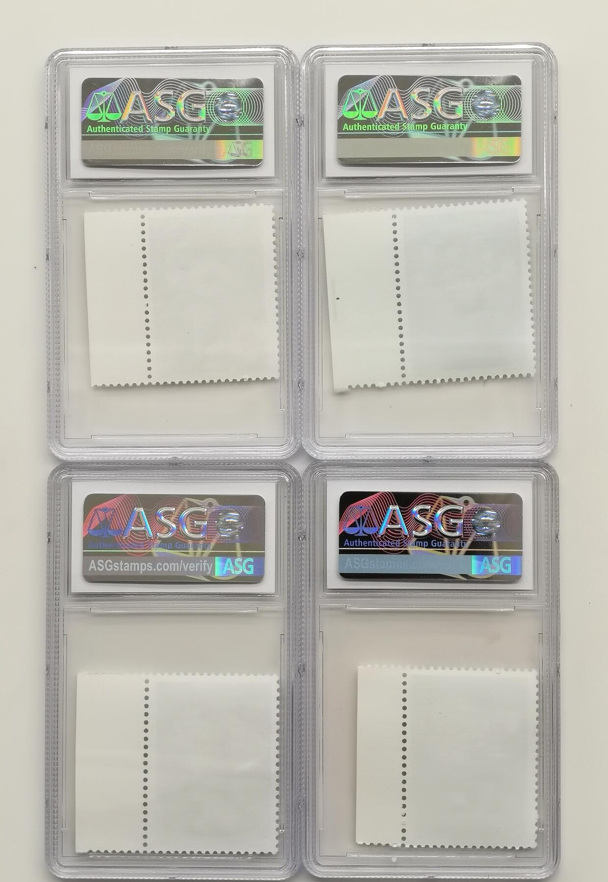 博洋堂世界钱币拍卖第159期（全场包邮） ASG XF90 MintOG 《水仙花》邮票一套，金盏银台 千瓣素影 瀑布迎春 玉蕊满堂