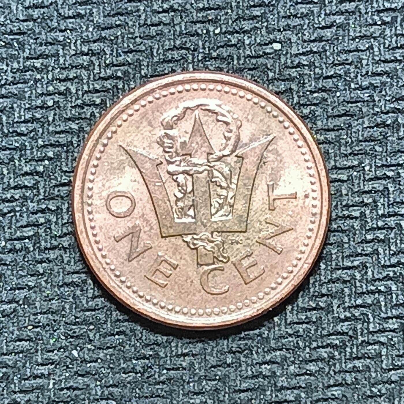 逸泉钱币2026B世界钱币纪念币纸币第八组B831-1230 912巴巴多斯1分