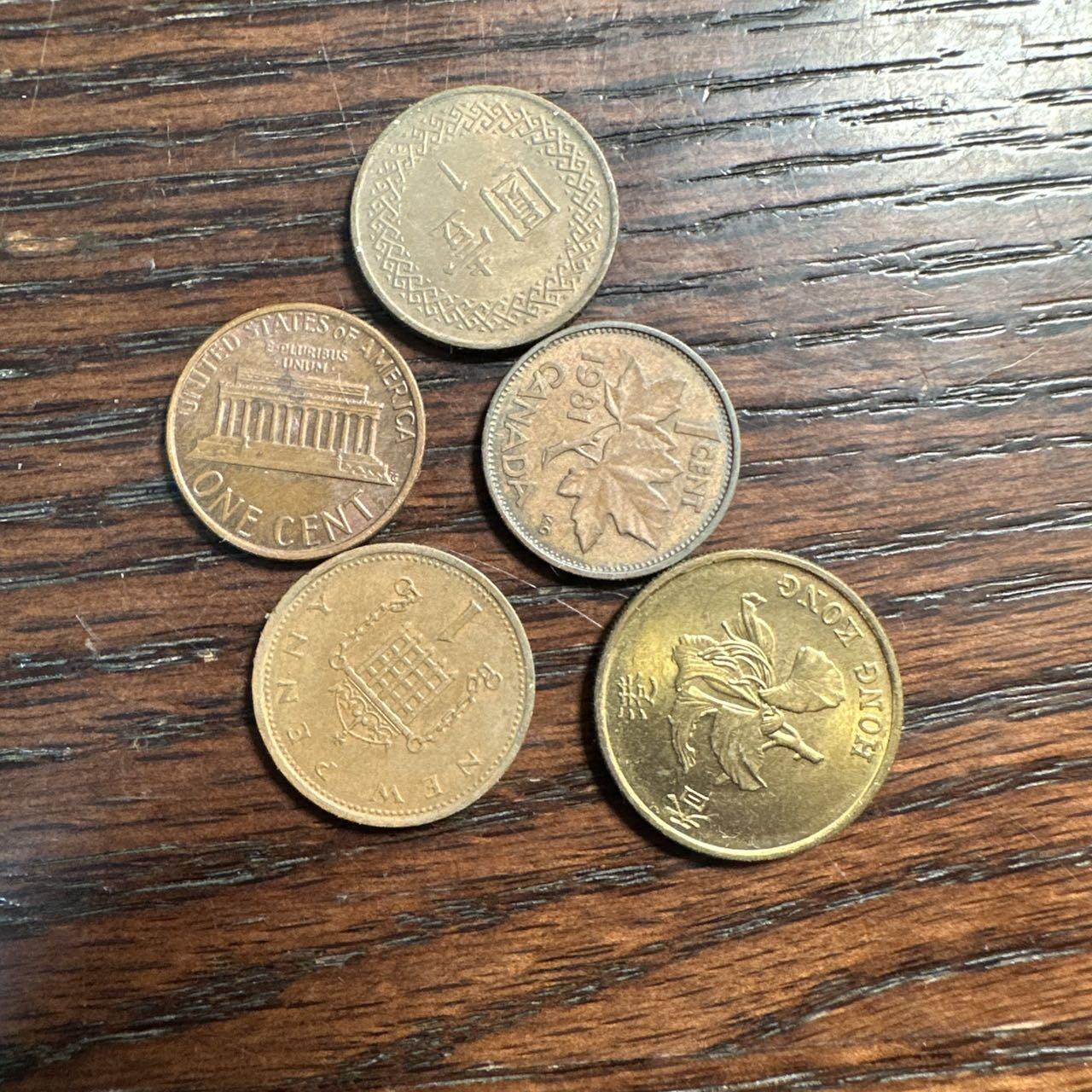 蒂克钱币-第58场 外国散币 奥运/博览会纪念章免佣限时拍 外国散币5枚