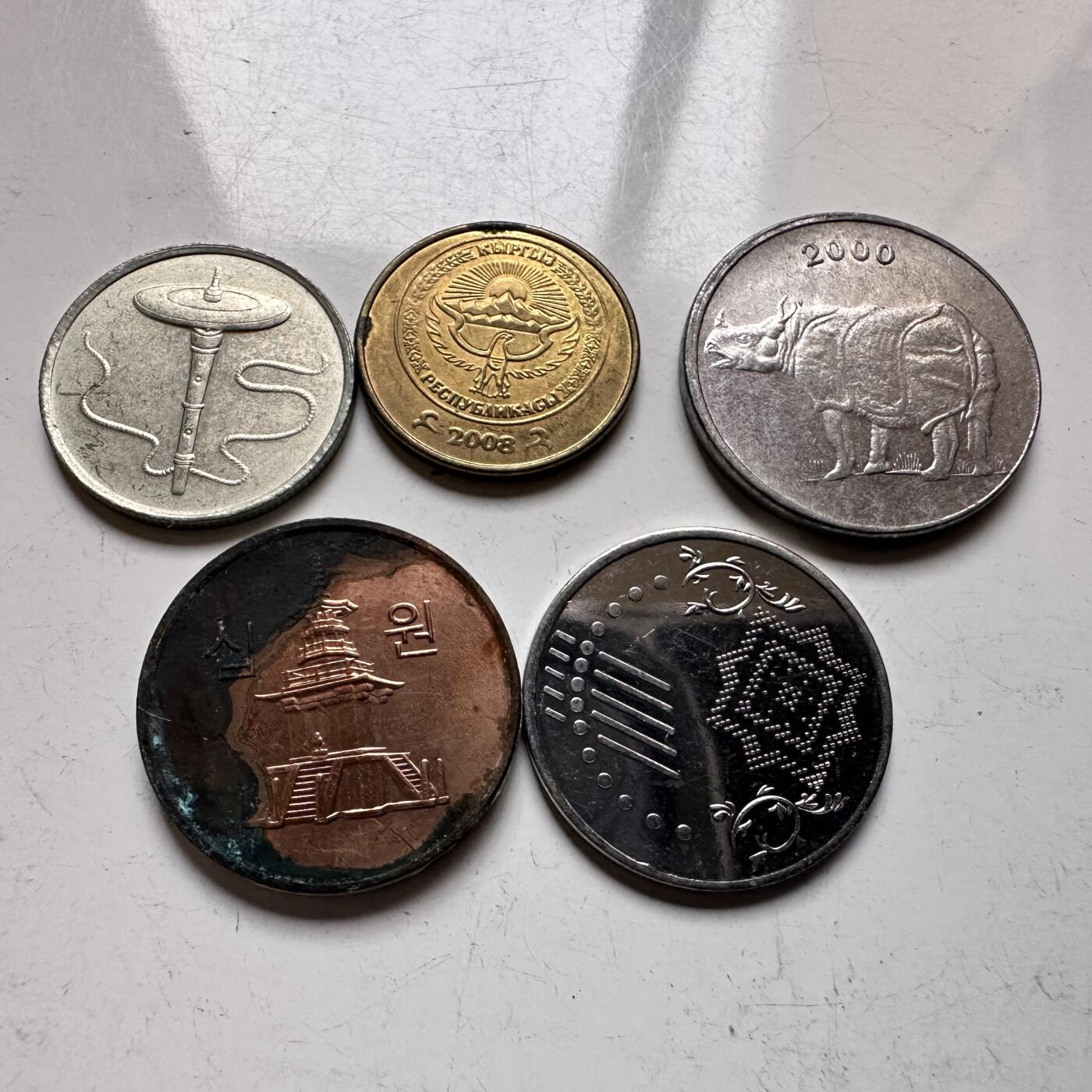 🌹外币初藏🌹🐯2026年第14场  每周二四六晚8️⃣点 接代拍 亚洲散币5枚