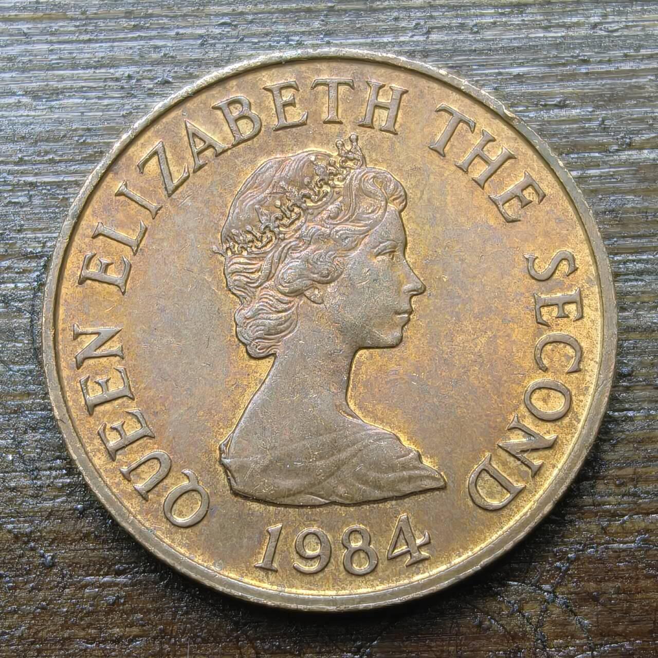 【铜匠收藏】★第142★散币专场 不寄存，30包邮。不满30元，支付5元运费。《接受代拍 代送NGC评级》 67【无寄存】英属泽西岛 1984年 1便士 