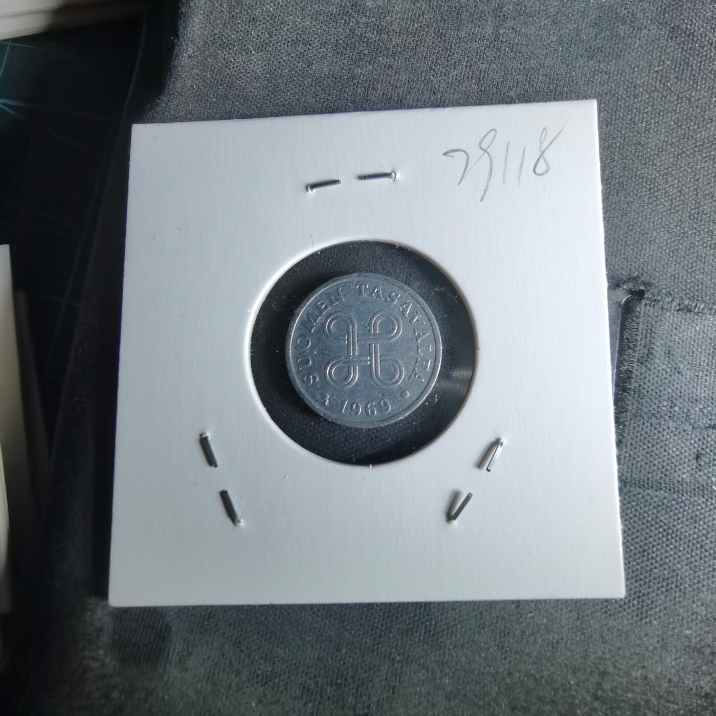 沼泽如烟--第979场 芬兰1969年1芬尼