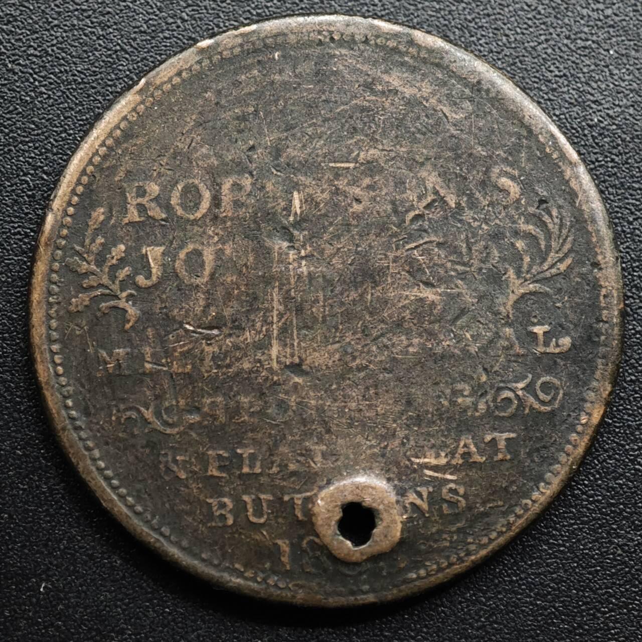 【淘币小摊】限时拍第八百五十七拍  老铜币场  满百包邮可预留两周  周一统一发货  美国纽约“美国研究所”铜代币