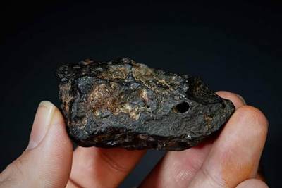 上海都达杂项专场90【全场包邮】  陨石连座89-2