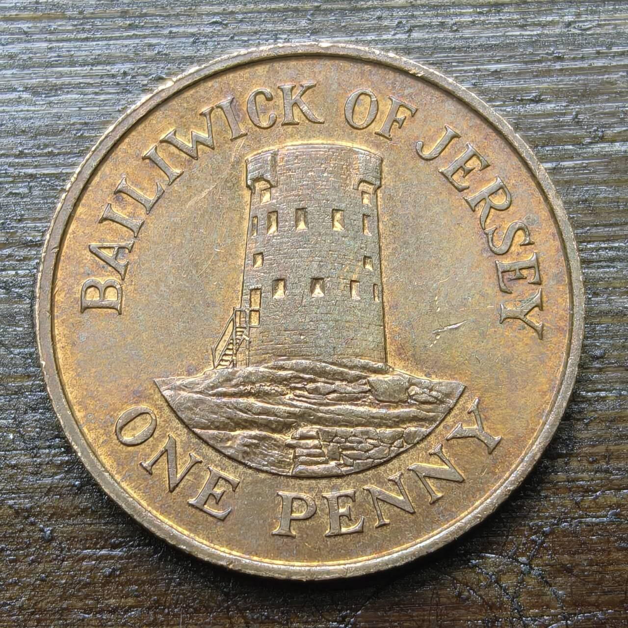 【铜匠收藏】★第142★散币专场 不寄存，30包邮。不满30元，支付5元运费。《接受代拍 代送NGC评级》 67【无寄存】英属泽西岛 1984年 1便士 