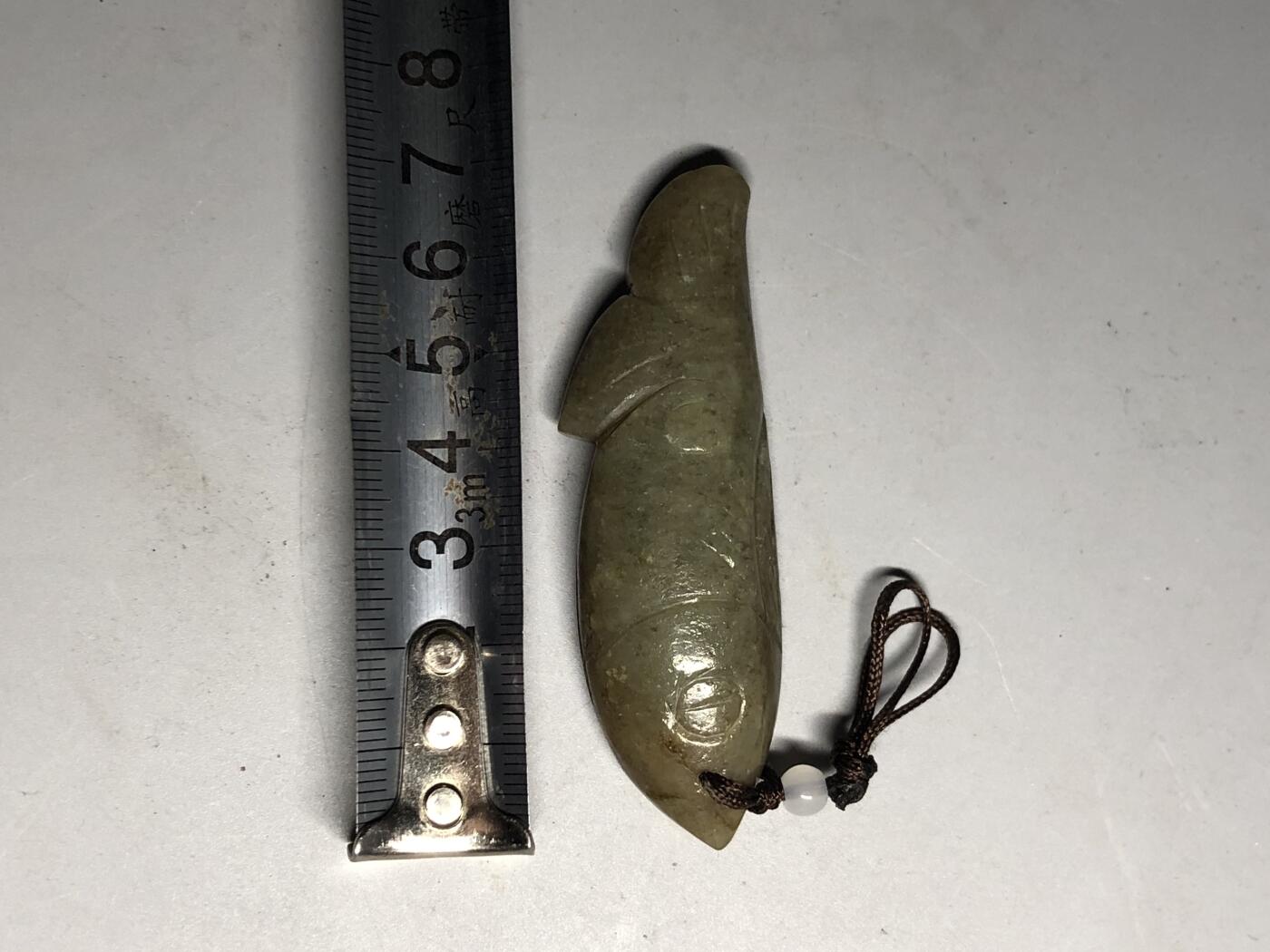 喵了个咪的第三期木器杂项小摆件拍卖 和田玉鱼