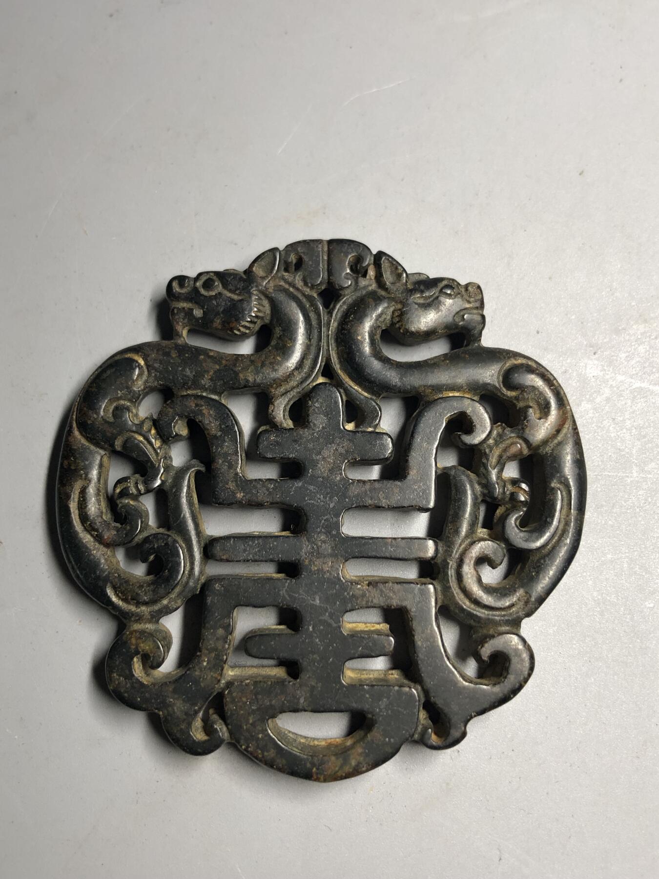 喵了个咪的第三期木器杂项小摆件拍卖 玉佩