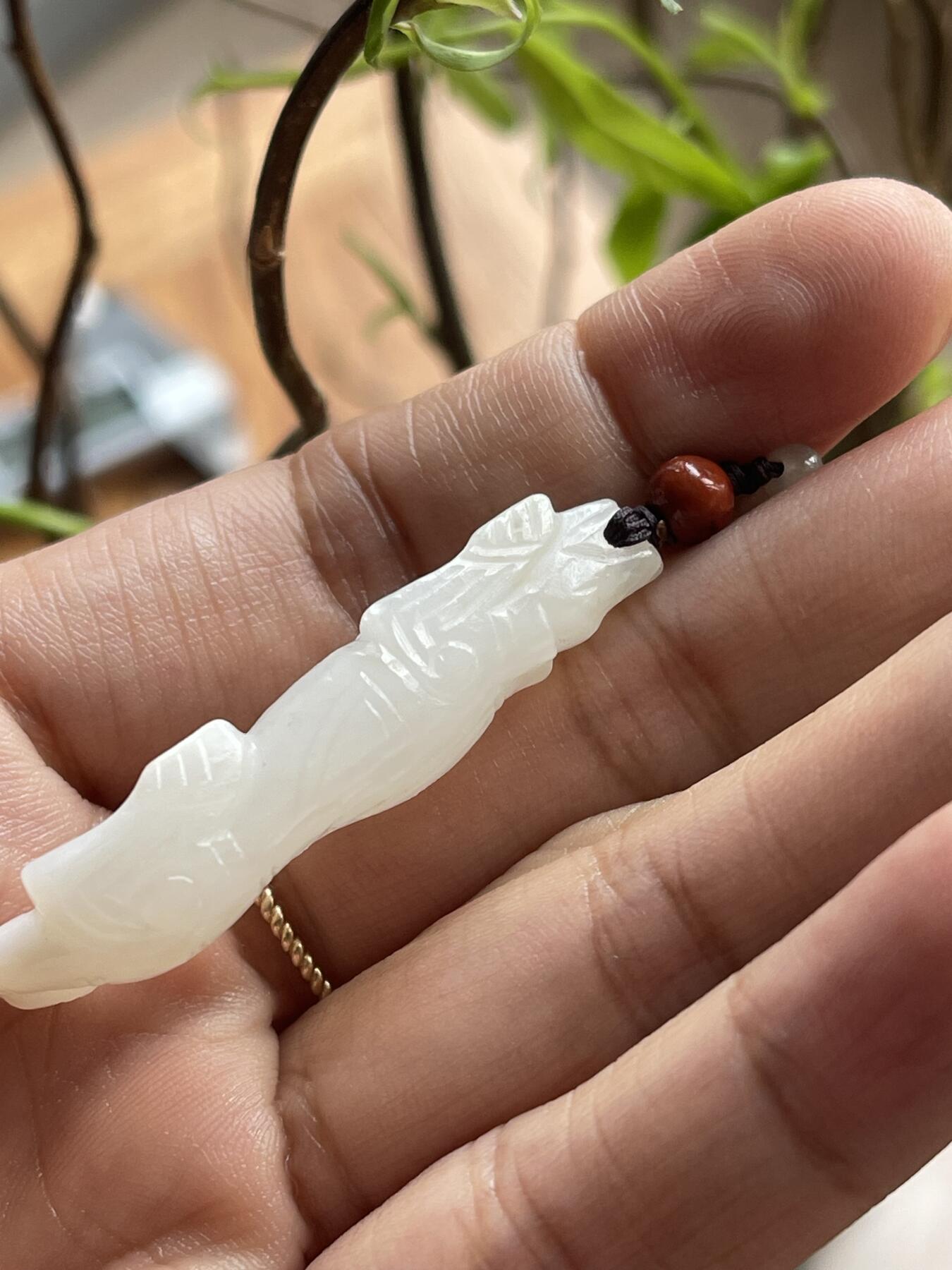 喵了个咪的第二期玉器杂项拍卖 和田玉螭龙