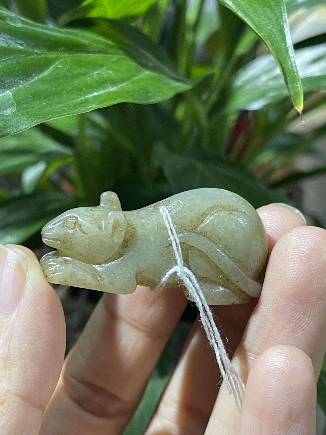 喵了个咪的第二期玉器杂项拍卖 和田玉老鼠