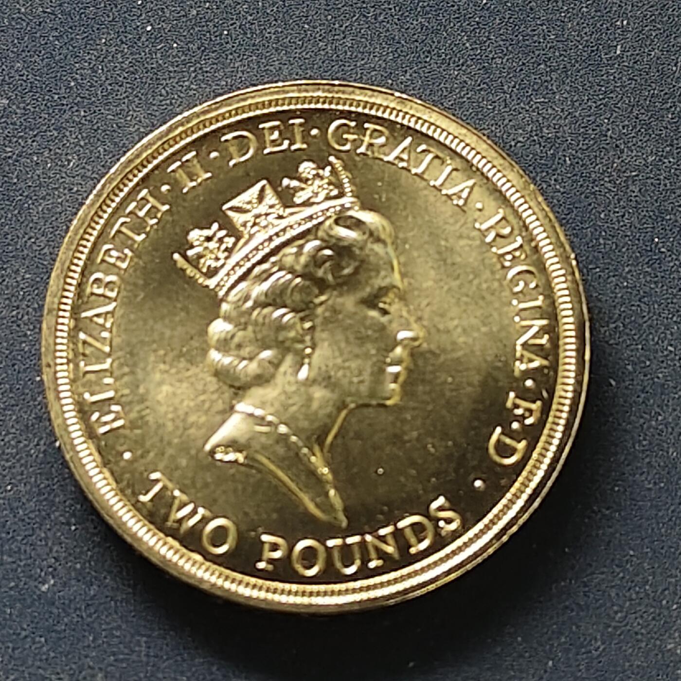 【全场包邮】纯粹捡漏拍498场-持续更新中 英国1986年2镑爱丁堡英联邦运动会纪念币