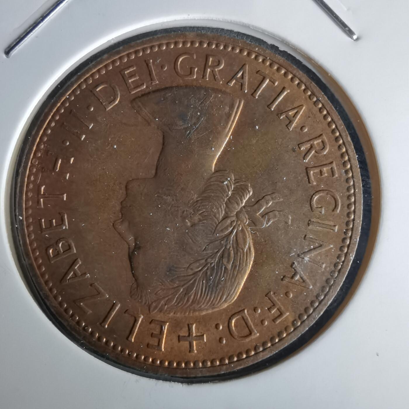 沼泽如烟--第980场 英国1962年1便士