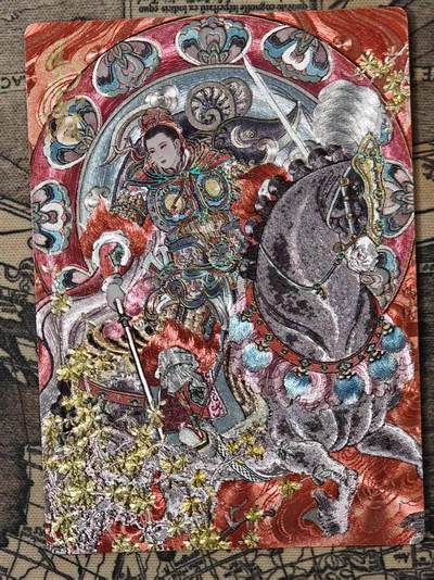 春节前倒数第二场！！龙虎卡牌-七四场（满200元包邮，无佣金，每周六结拍，欢迎送拍） - 【亲签 编号04】冷烫半粗卡 星宿文创 冯涛 - 生肖三娘·鼠