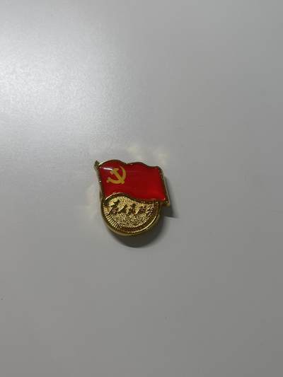 新时代收藏徽章红藏拍卖(第三十场)  徽章纸品证书杂项 - 磁吸党徽一枚 党徽丢失者可购买用于替换