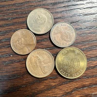 蒂克钱币-第58场 外国散币 奥运/博览会纪念章免佣限时拍 - 外国散币5枚