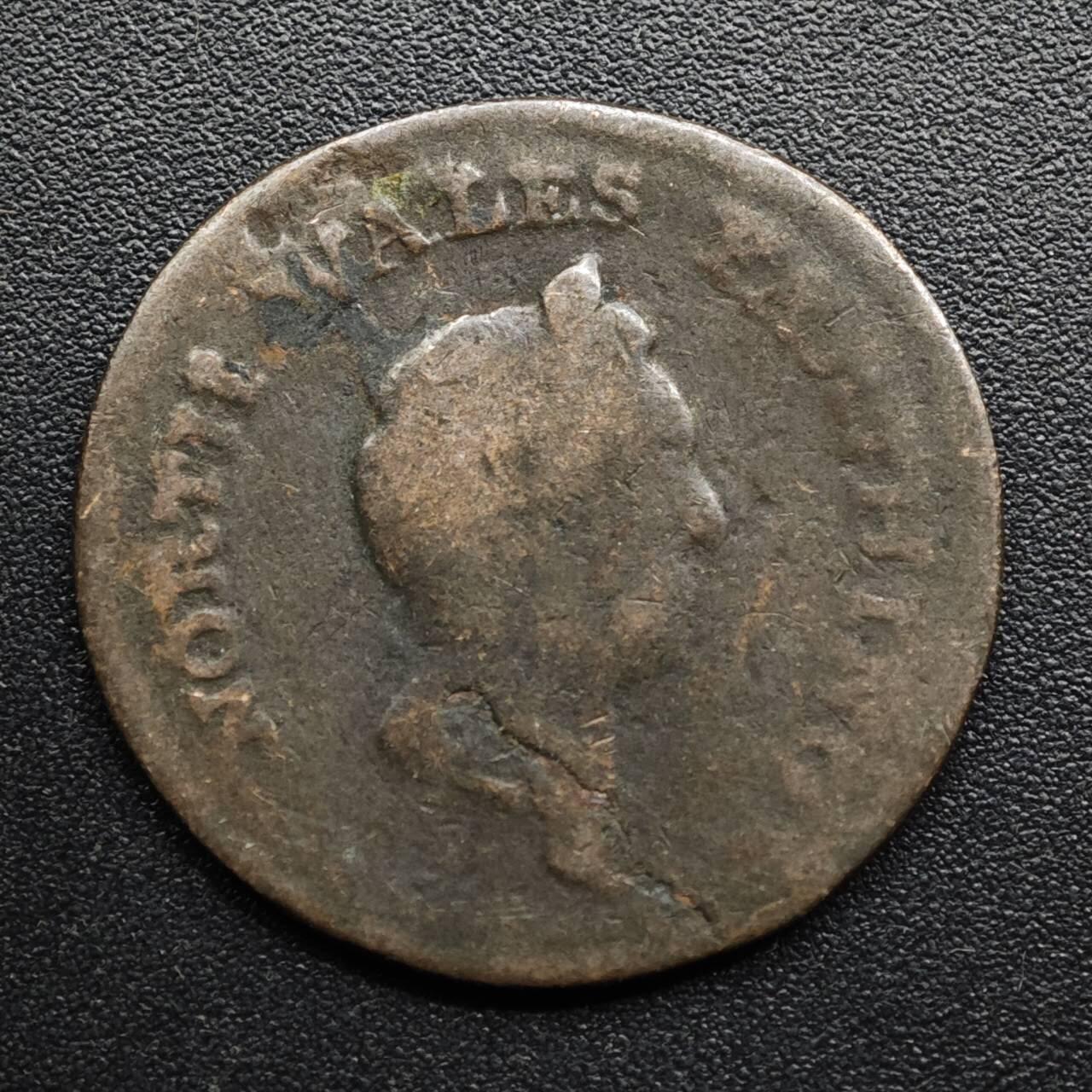 【淘币小摊】限时拍第八百五十七拍  老铜币场  满百包邮可预留两周  周一统一发货  英国1793年法新代币铜币