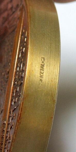 【艺术】法国艺术大章1800年拿破仑 马伦哥战役高浮雕精制超大铜章 60MM 123克