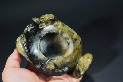 上海都达杂项专场90【全场包邮】  老玉雕水盂83-75