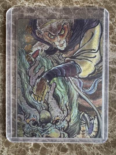 月落卡牌大清仓第5期 - 权迎东   悟空伏龙   银编卡册卡粗闪特卡   稀有卡