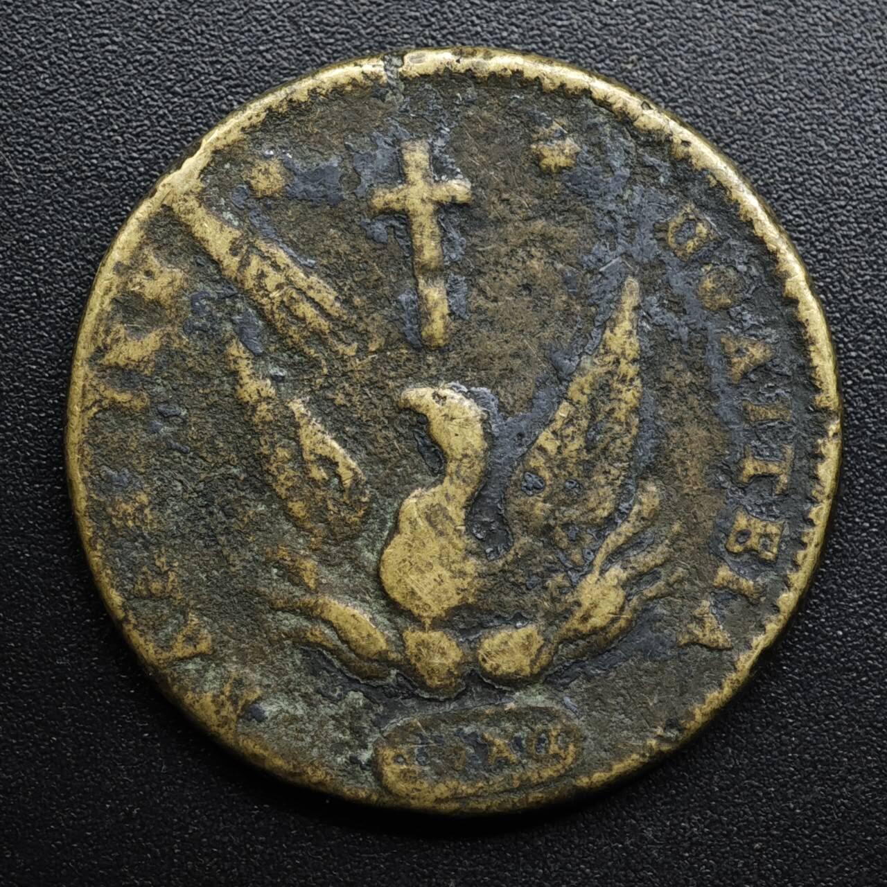 【淘币小摊】限时拍第八百五十七拍  老铜币场  满百包邮可预留两周  周一统一发货  希腊第一共和国10雷普塔铜币