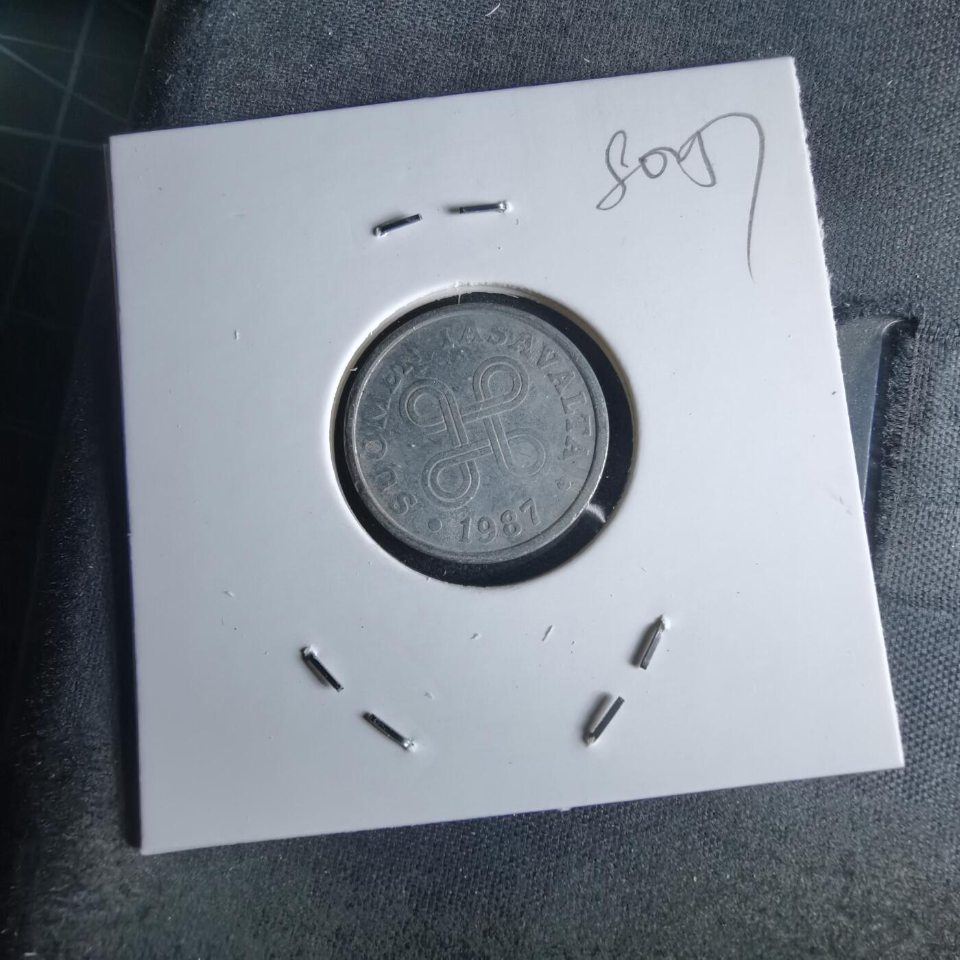 沼泽如烟--第980场 芬兰1987年5芬尼