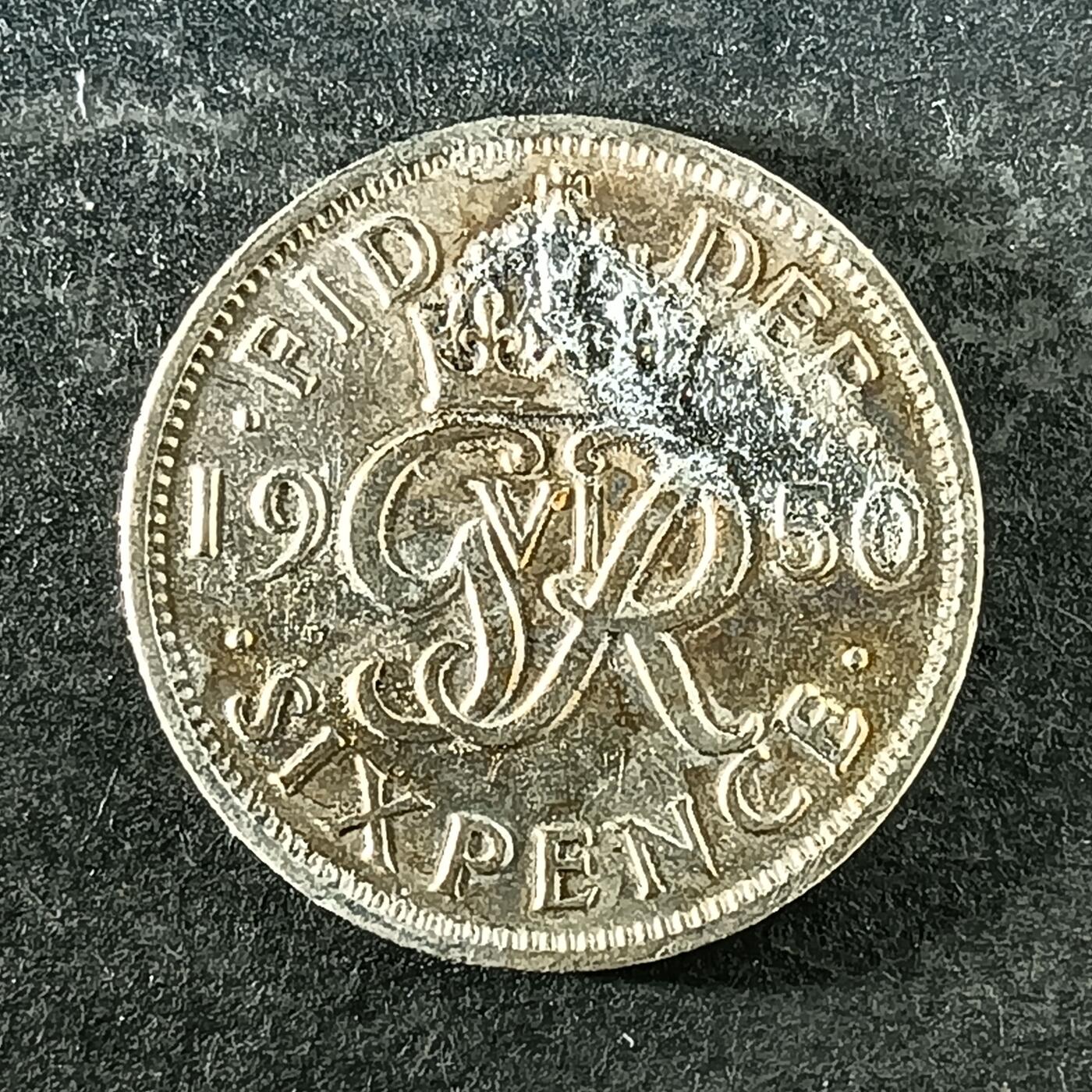 逸泉钱币2026第十四场世界各国散币纪念币A1214-1613 1440 英国乔治六世6便士