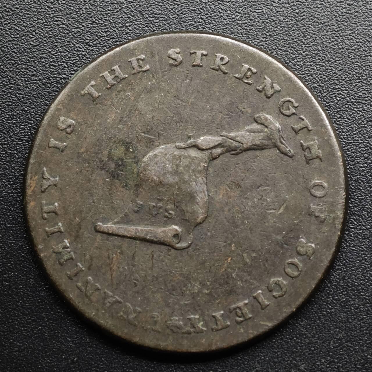 【淘币小摊】限时拍第八百五十七拍  老铜币场  满百包邮可预留两周  周一统一发货  英国半便士铜币代币