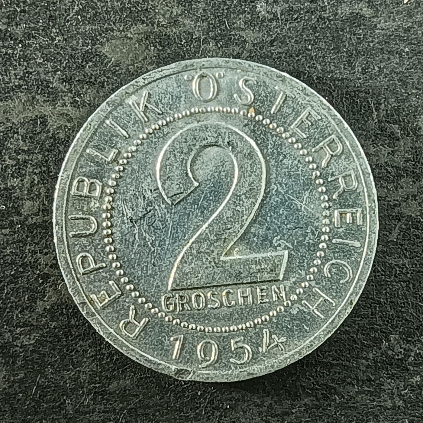 逸泉钱币2026第十四场世界各国散币纪念币A1214-1613 1496 奥地利2格罗申