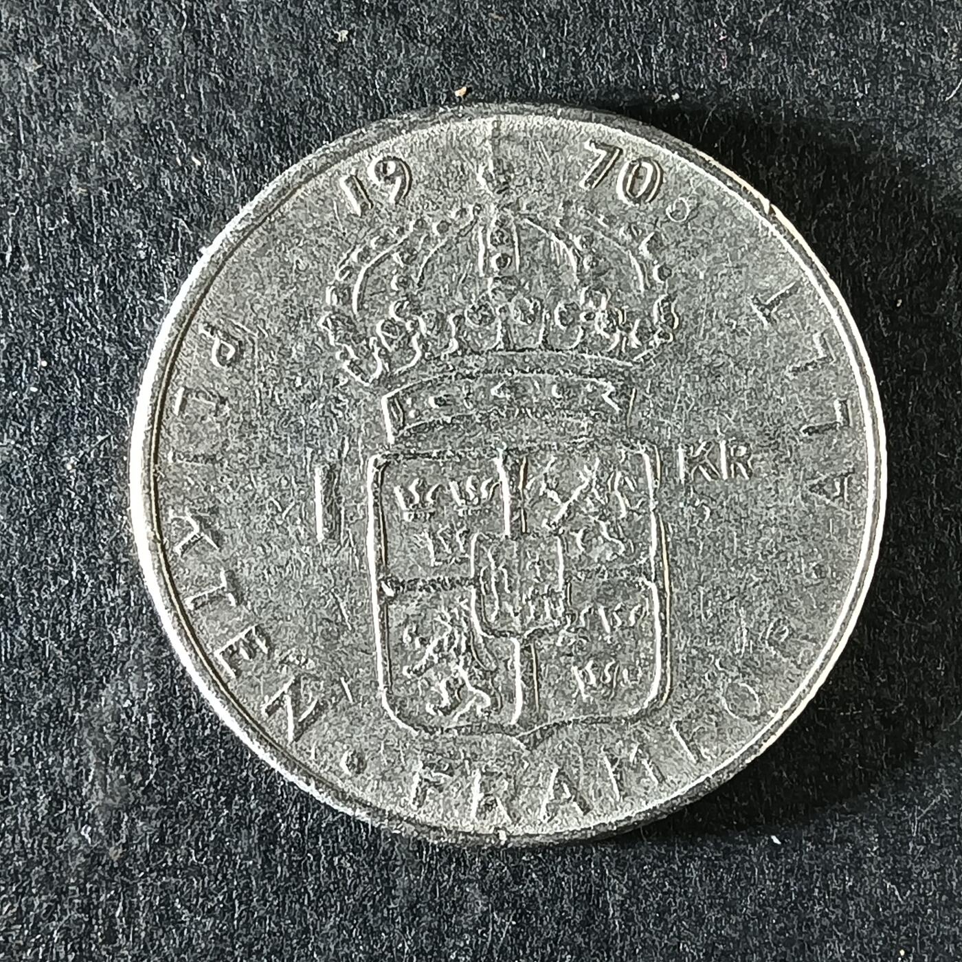 逸泉钱币2026第十四场世界各国散币纪念币A1214-1613 1378 瑞典1克郎