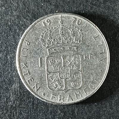 逸泉钱币2026第十四场世界各国散币纪念币A1214-1613 - 1378 瑞典1克郎