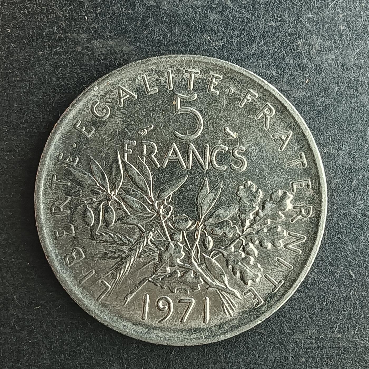 逸泉钱币2026第十四场世界各国散币纪念币A1214-1613 1457 法国播种女神5法郎