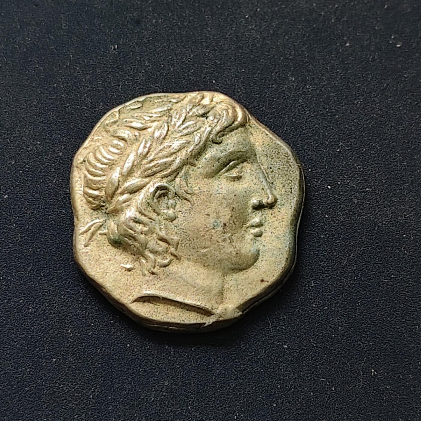 【全场包邮】纯粹捡漏拍498场-持续更新中 【古币·自辨】古希腊/罗马早期打制币-竖琴（材质自辨无售后）