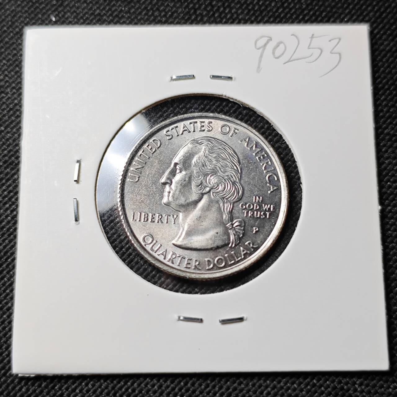 KK钱币收藏小铺  第390期  2月预留时间 周末发货  美国25分纪念币