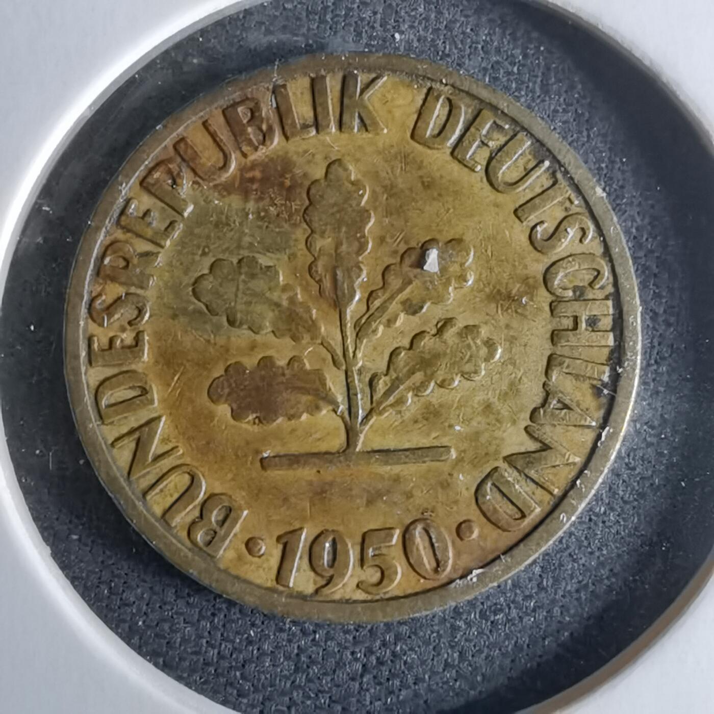 沼泽如烟--第979场 德国1950年5芬尼