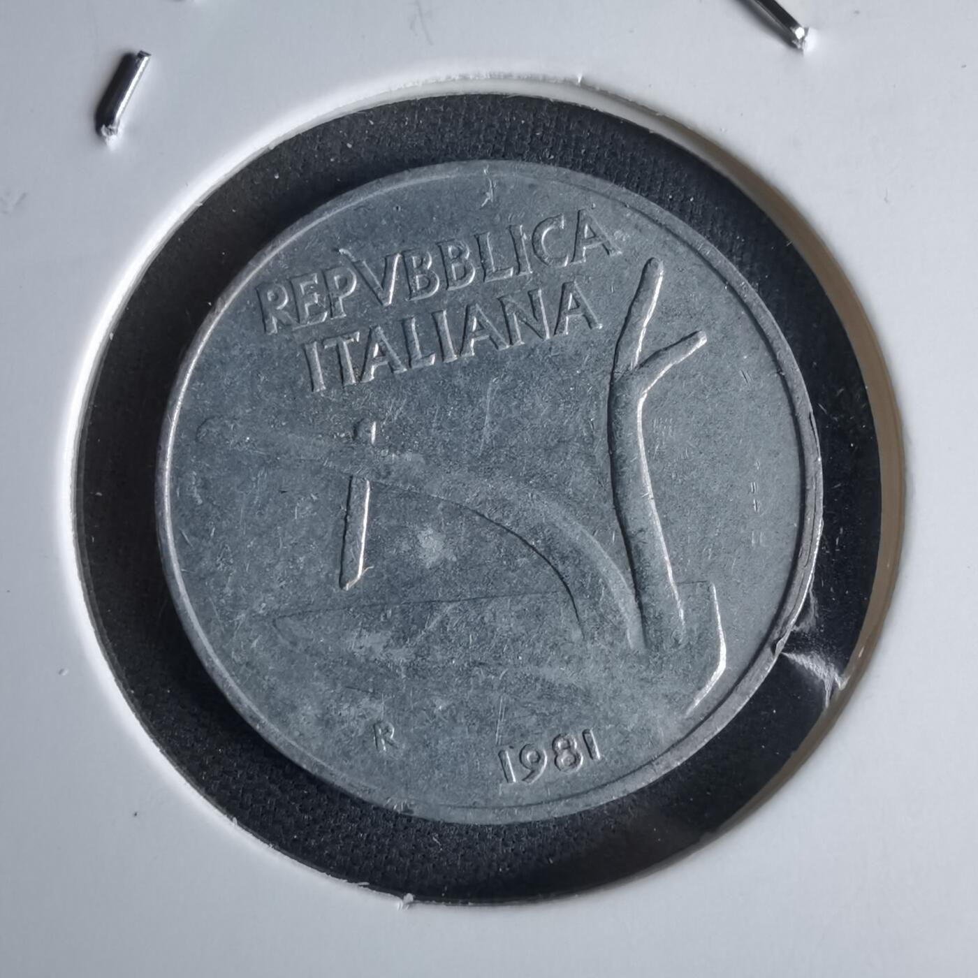 沼泽如烟--第980场 意大利1981年10里拉