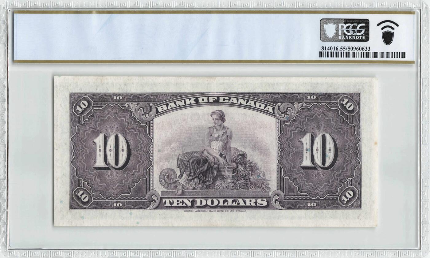 小福收藏拍卖第200期 【庆典场 中拍就有好礼相赠】评级币精选场 本期有捷克斯洛伐克20年100克朗慕夏作品大珍 69分倒置百位号布隆迪世界最大纸币  35年版加拿大经典 苏格兰格拉斯哥大学500年纪念钞倒置小号 卡塔尔80年100里亚尔冠军分 美国教育券 意大利拉斐尔 乌克兰 库克群岛 墨西哥 南斯拉夫 亚美尼亚等多国精美高分珍稀老钞精品纸币 加拿大 1935年 10元 玛丽公主 A冠 无47 PCGS55