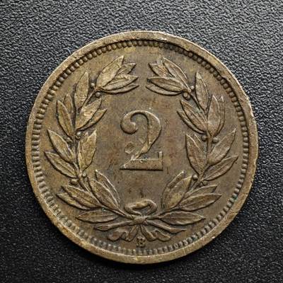 【淘币小摊】限时拍第八百五十七拍  老铜币场  满百包邮可预留两周  周一统一发货  - 瑞士1933年2分铜币