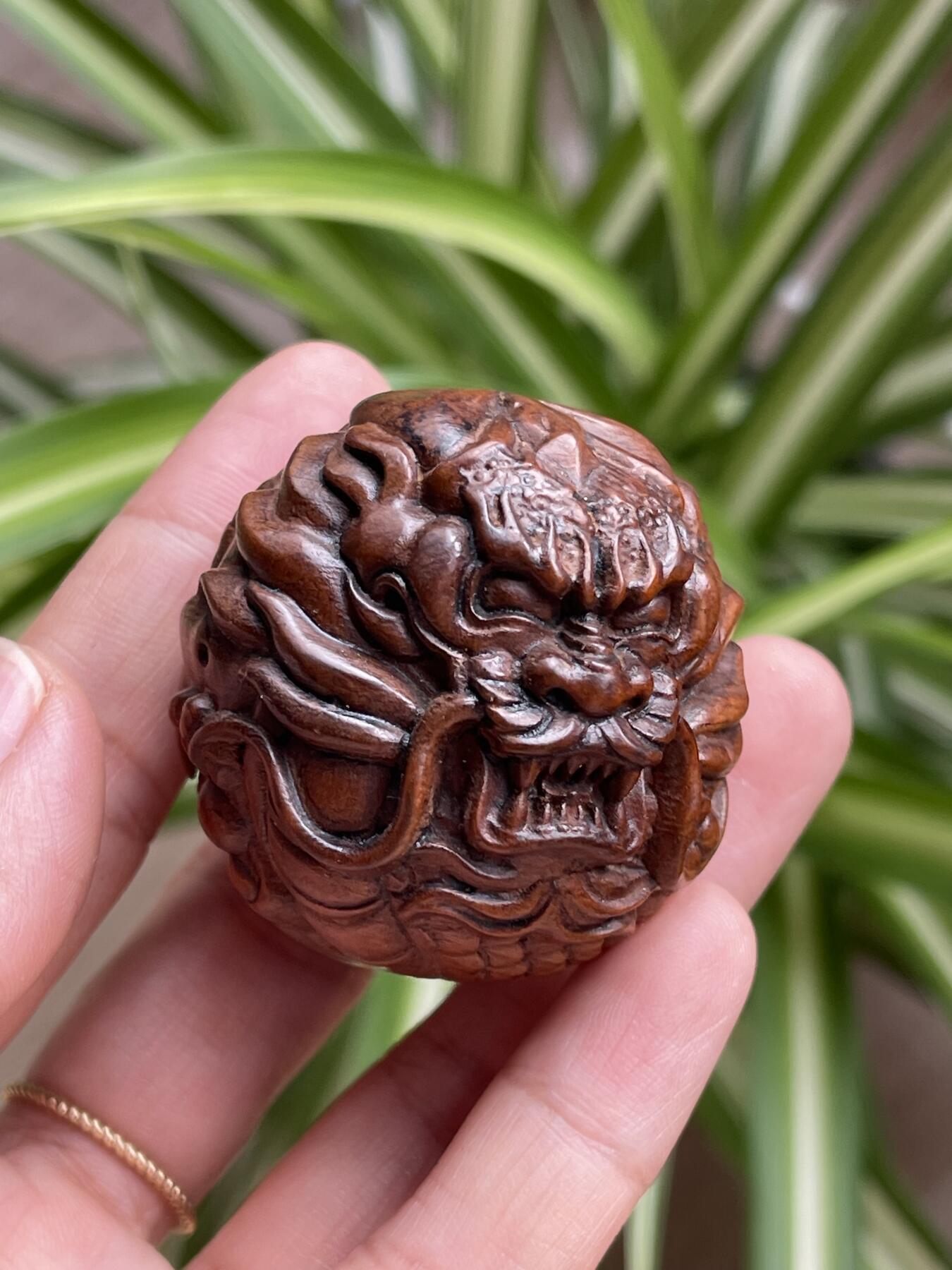 喵了个咪的第三期木器杂项小摆件拍卖 黄杨木手把件