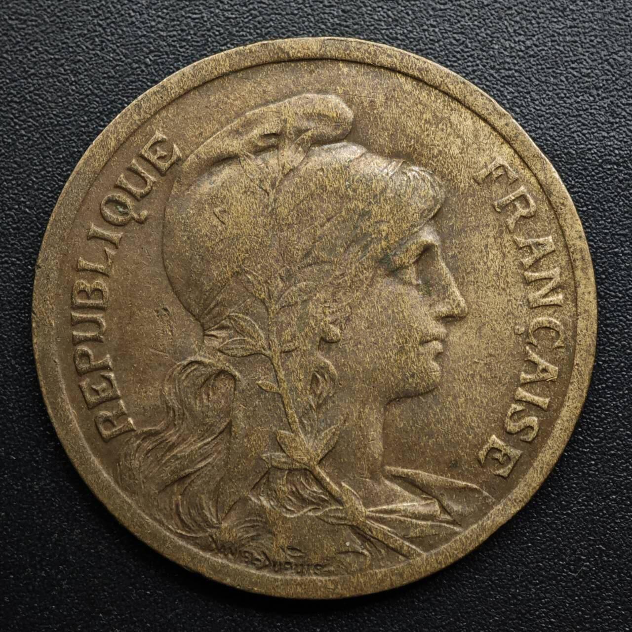 【淘币小摊】限时拍第八百五十七拍  老铜币场  满百包邮可预留两周  周一统一发货  法国1916年10分铜币