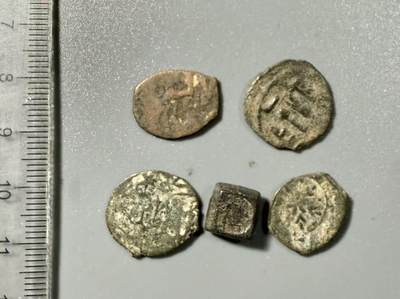 七河·世界币章小拍（总第37期）（周二结标） - 伊斯兰各埃米尔地方王朝铜币D组5枚 