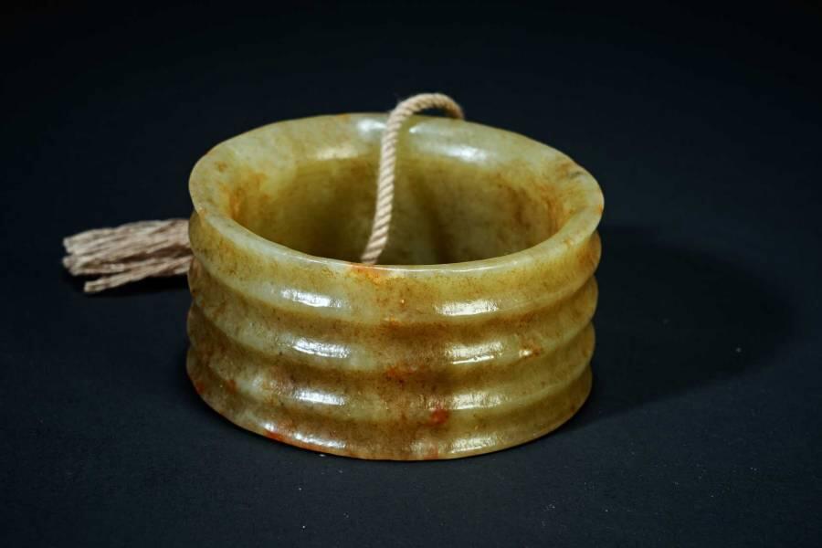 上海都达杂项专场十二（全场包邮】 和田古玉发箍