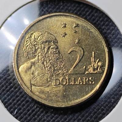 KK钱币收藏小铺  第390期  2月预留时间 周末发货 -  澳大利亚2元 好品