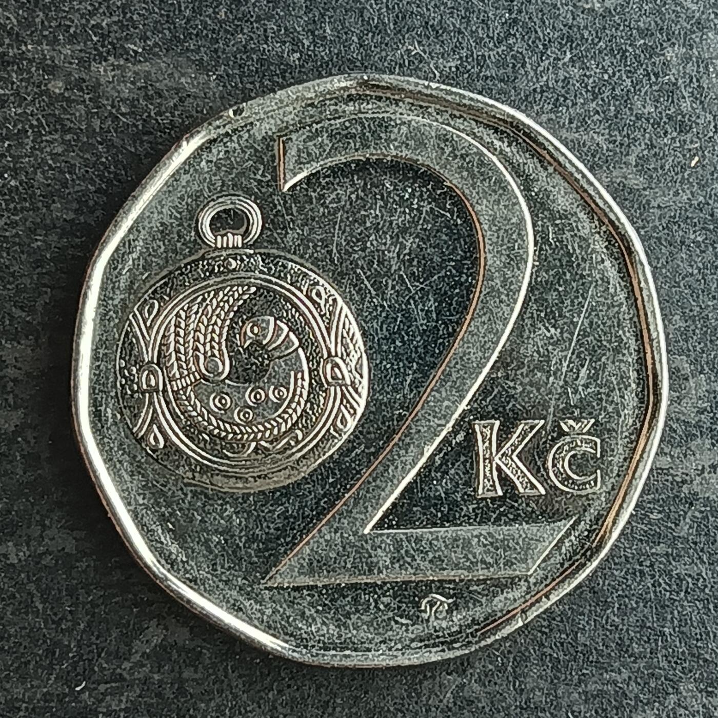 逸泉钱币2026第十四场世界各国散币纪念币A1214-1613 1516 捷克2克郎