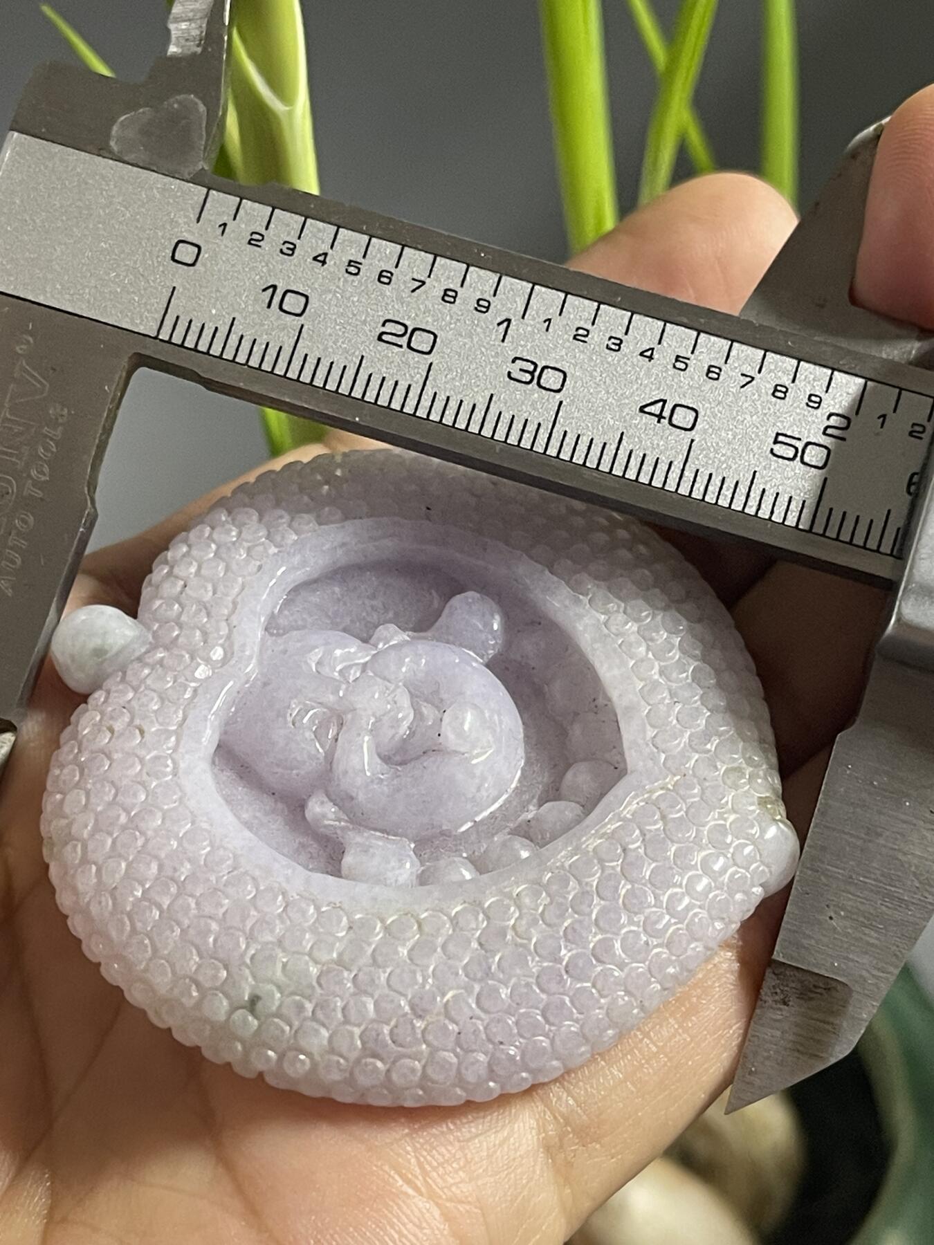 喵了个咪的第二期玉器杂项拍卖 翡翠紫罗兰弥勒佛