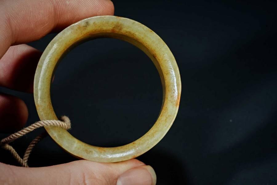 上海都达杂项专场十二（全场包邮】 和田古玉发箍