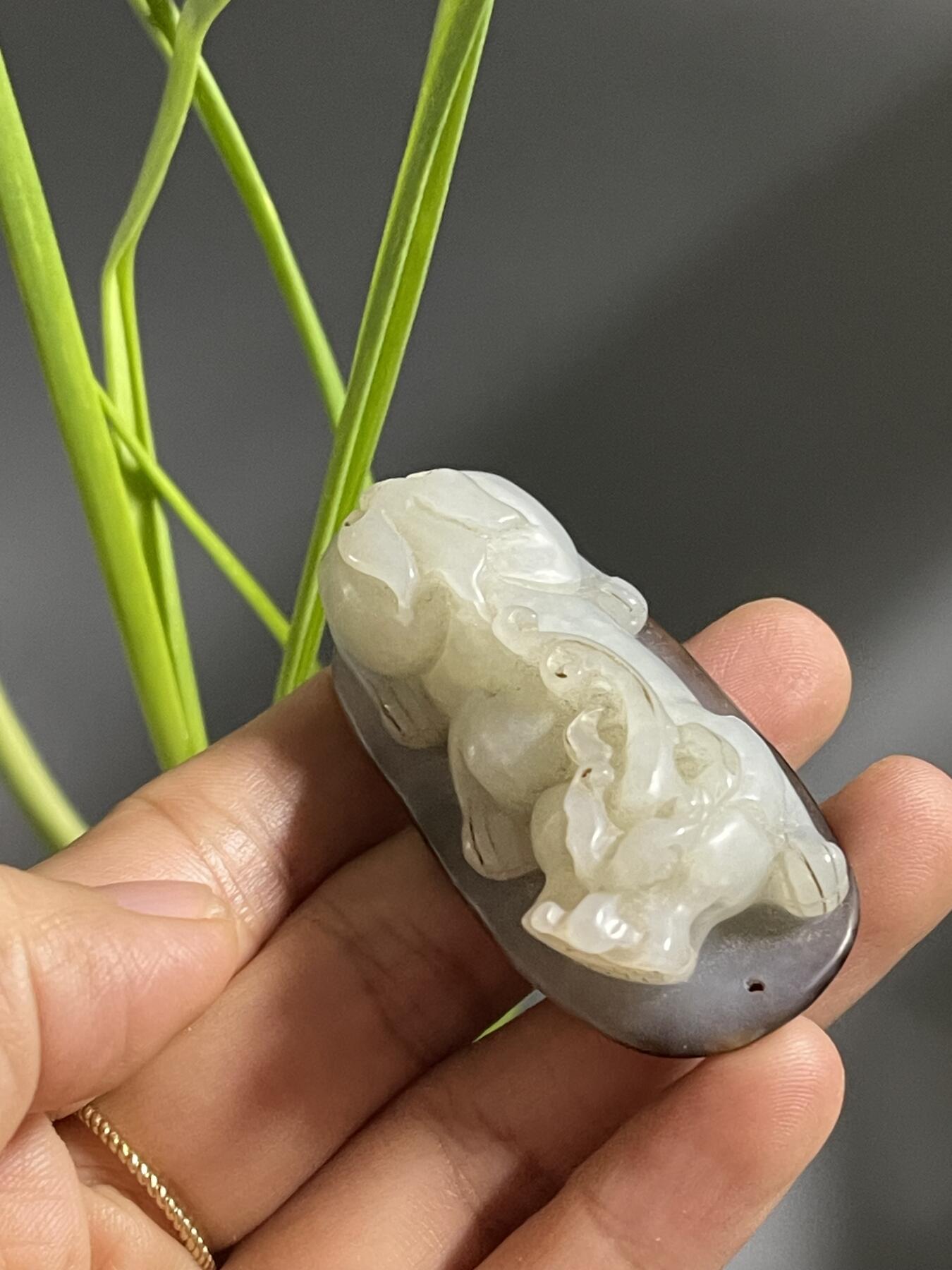 喵了个咪的第二期玉器杂项拍卖 和田玉瑞兽