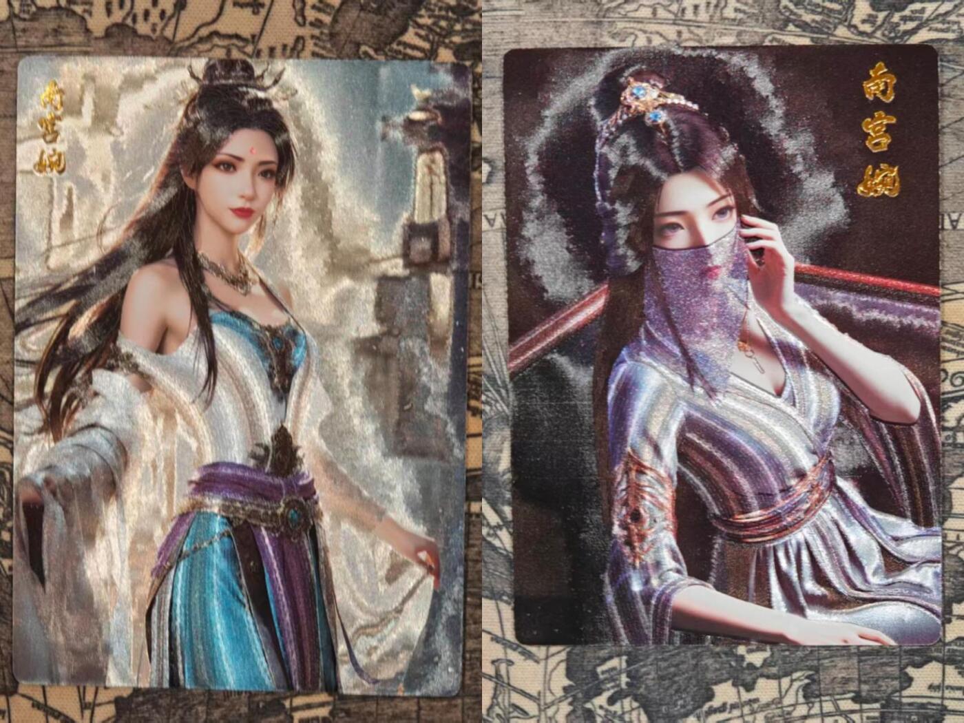 春节前倒数第二场！！龙虎卡牌-七四场（满200元包邮，无佣金，每周六结拍，欢迎送拍） 粗闪2张 奇点 南宫婉