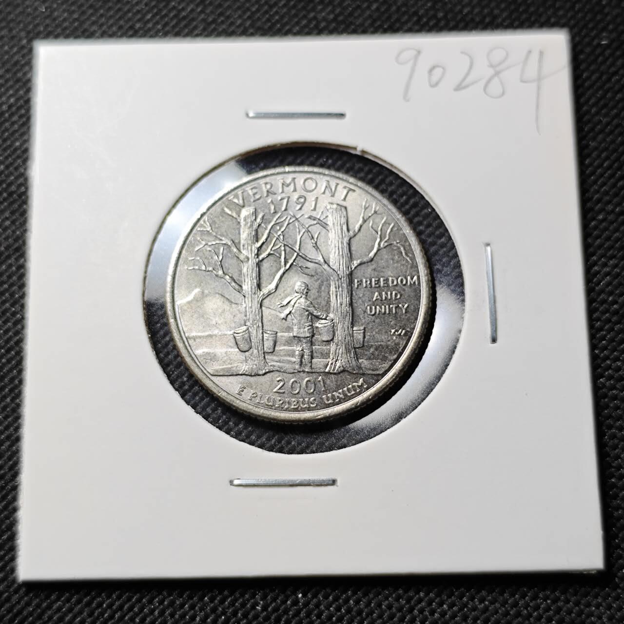 KK钱币收藏小铺  第390期  2月预留时间 周末发货  美国25分纪念币