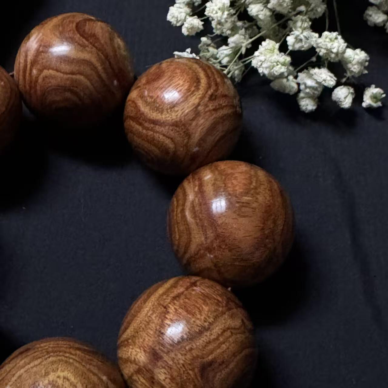 零元拍：海南黄花梨 霸气大手珠 35MM 霸气吧