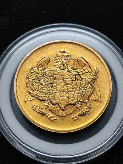 文馨钱币收藏 2026新年第五场（第 291 场）【长期接代拍品】 - 全新 1969 年 8 月 14 日美国费城铸币局纪念章，由美国财政部发行